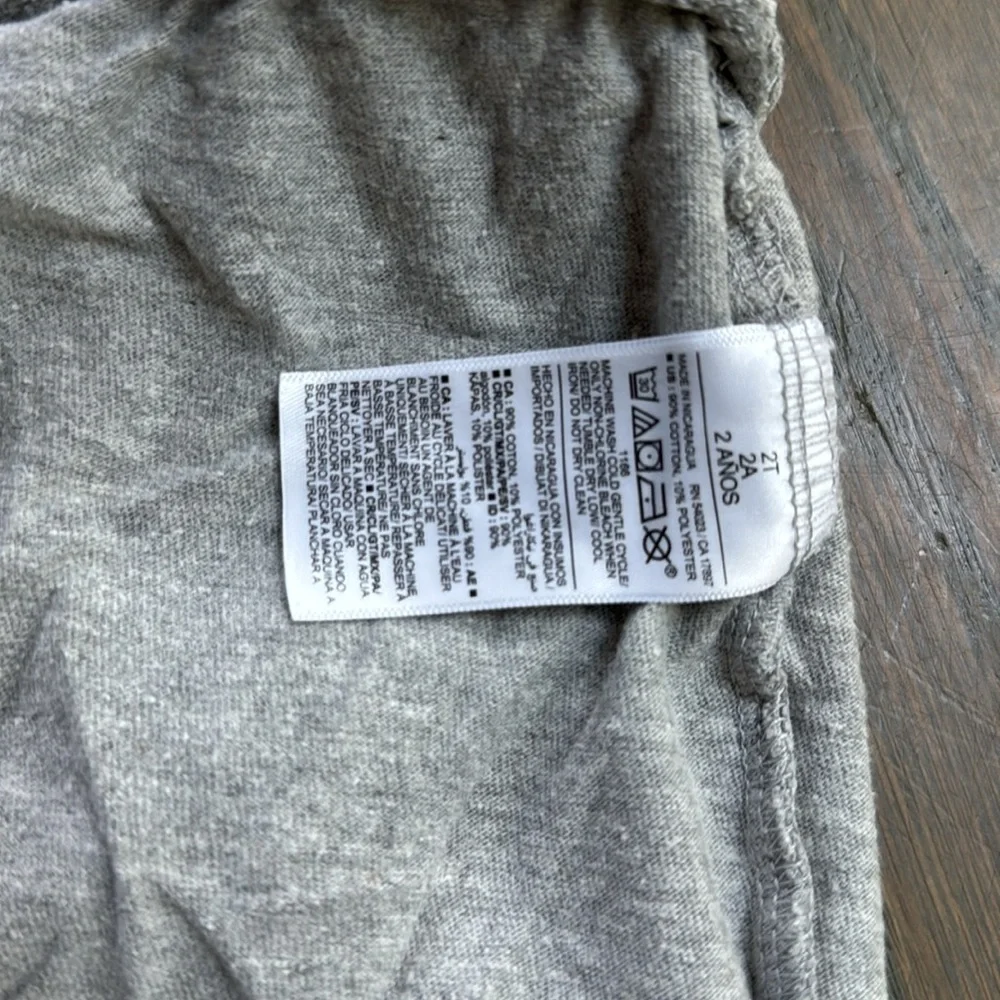Old Navy 🇺🇸 Light Gray/Americana Print Functional Drawstring Pull-On Short Set